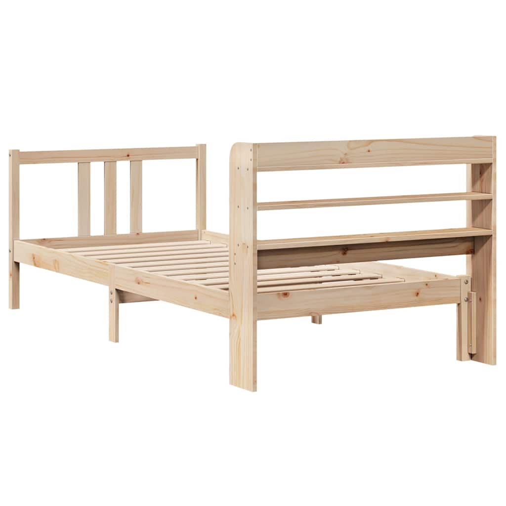 Sengeramme med hodegavl 75x190 cm heltre furu