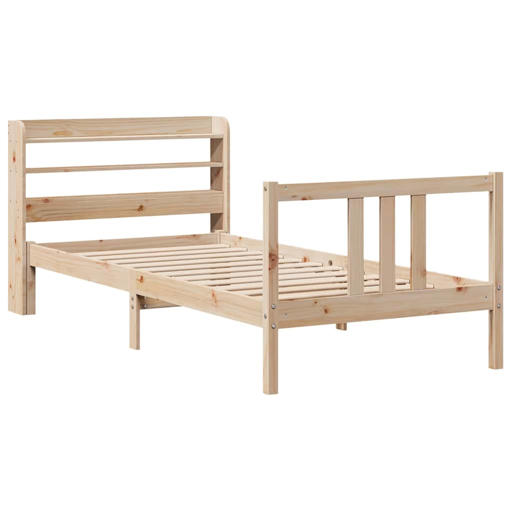 Sengeramme med hodegavl 90x190 cm heltre furu