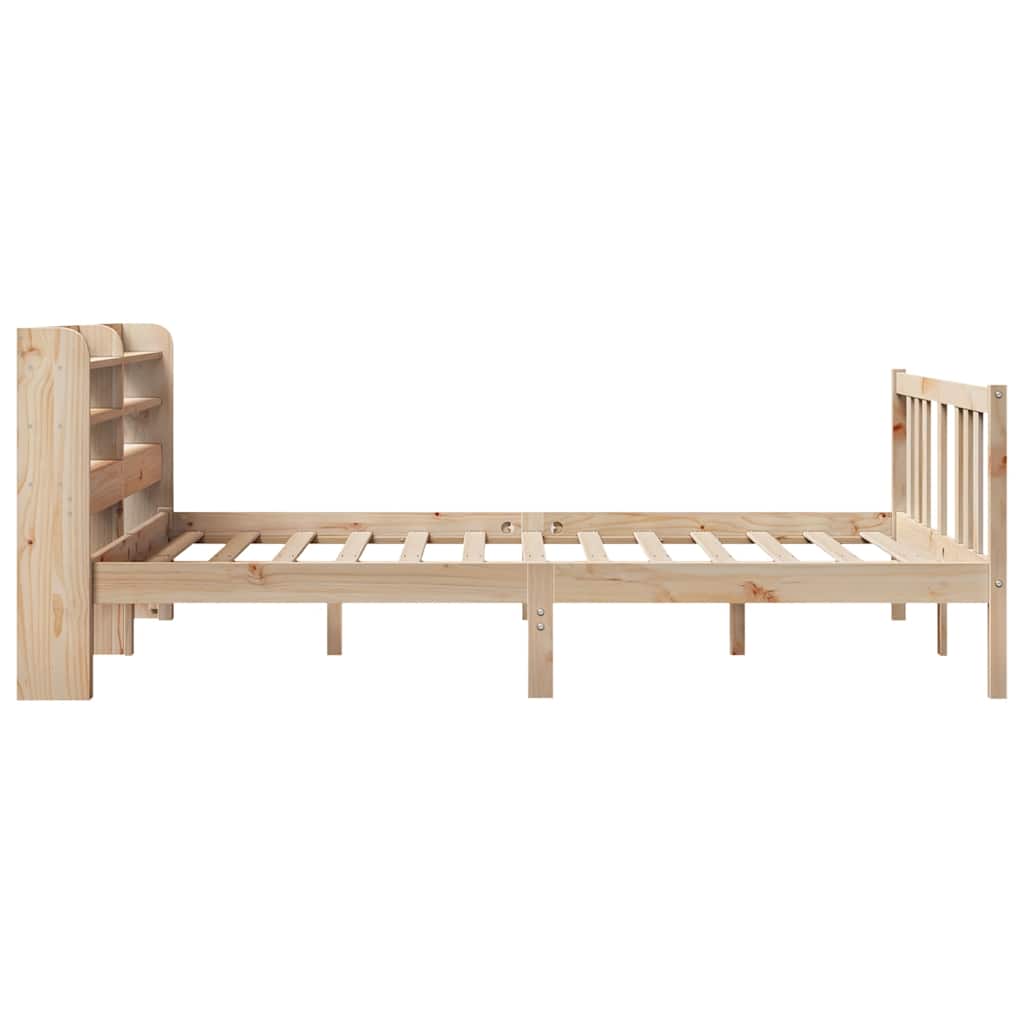 Sengeramme med hodegavl 135x190 cm heltre furu