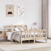 Sengeramme med hodegavl 135x190 cm heltre furu