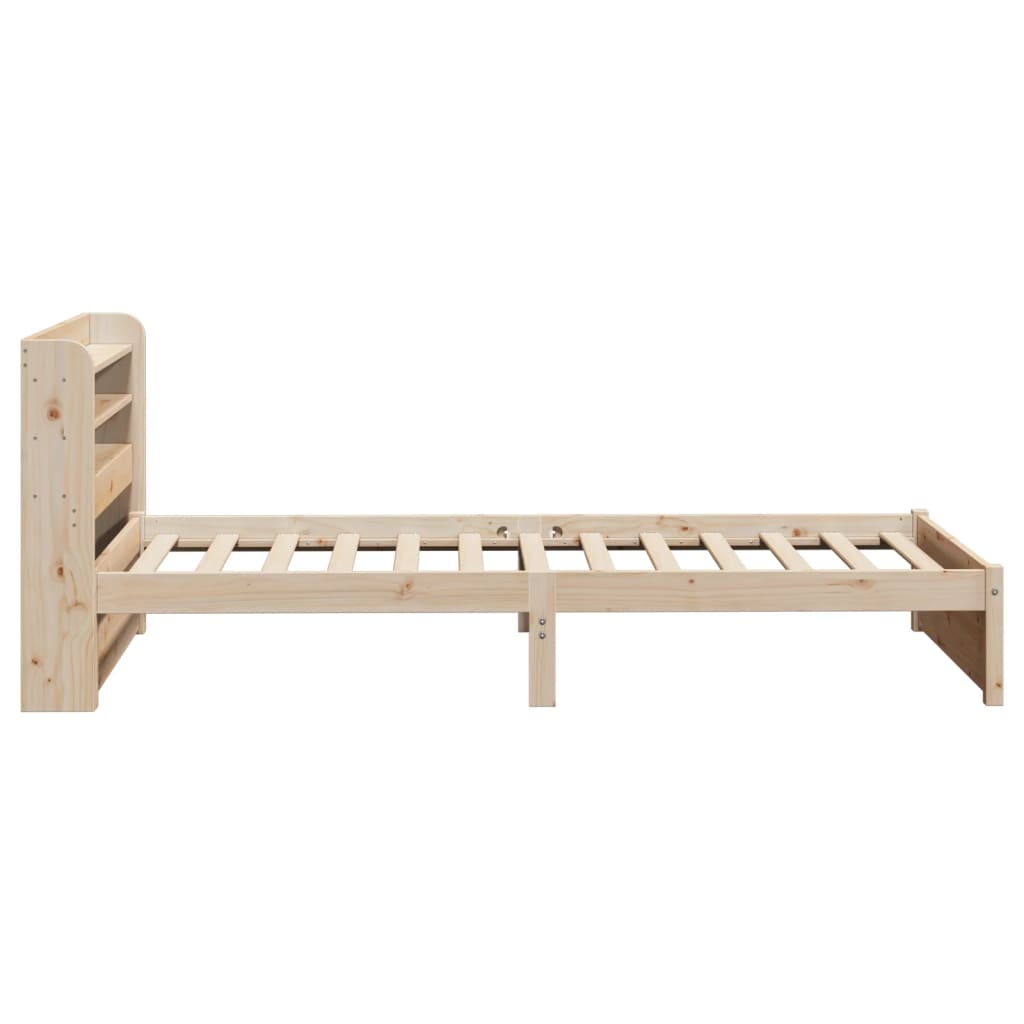 Sengeramme med hodegavl 75x190 cm heltre furu