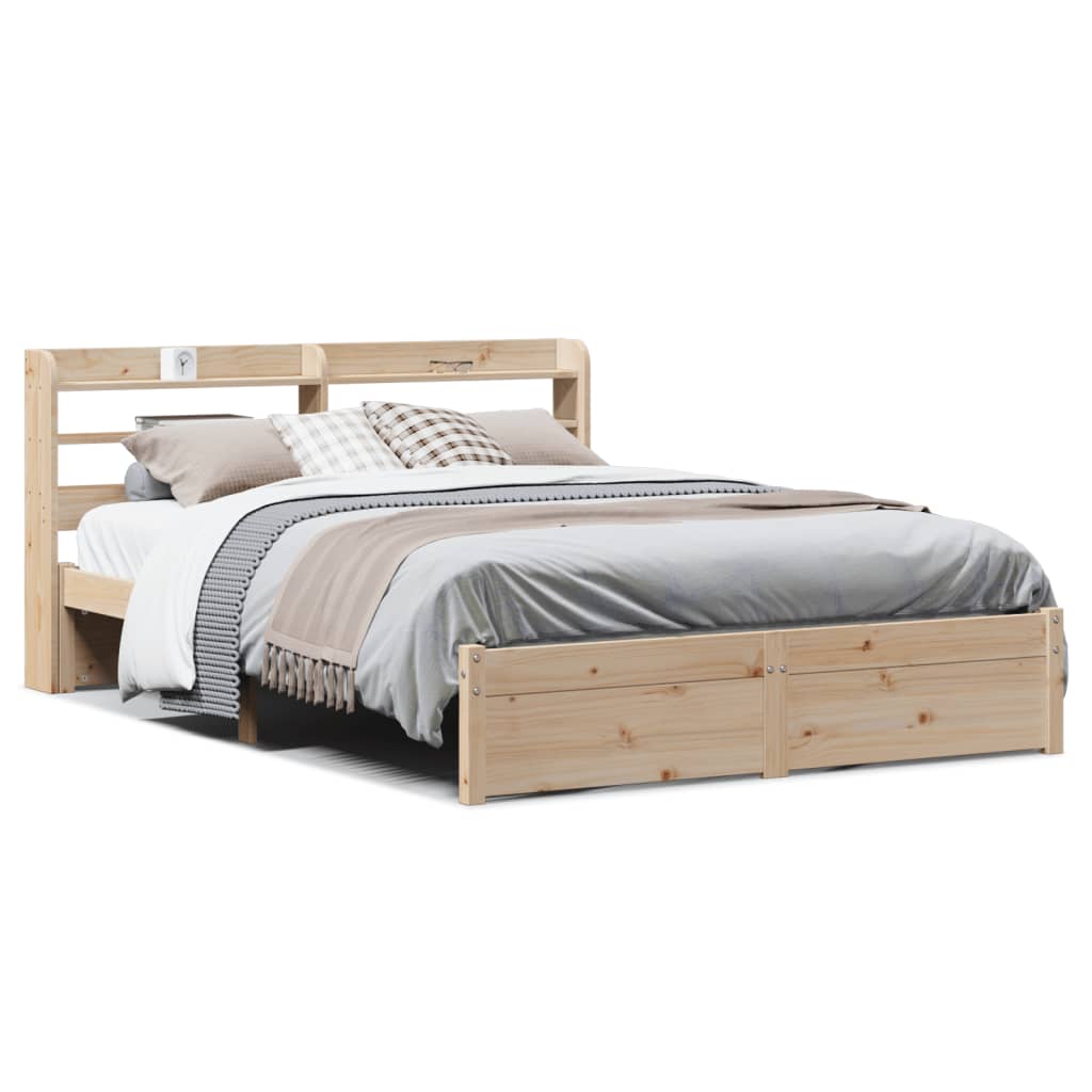 Sengeramme med hodegavl 120x190 cm heltre furu