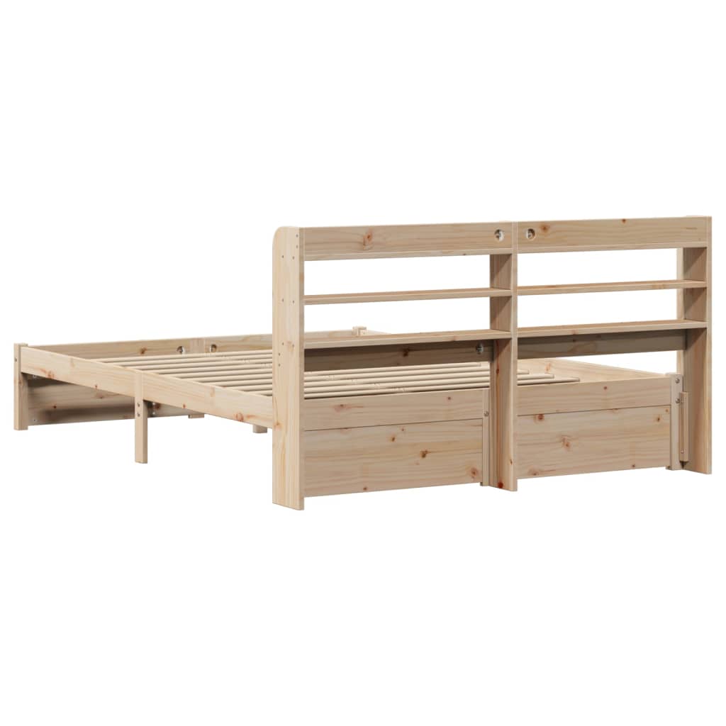 Sengeramme med hodegavl 120x190 cm heltre furu