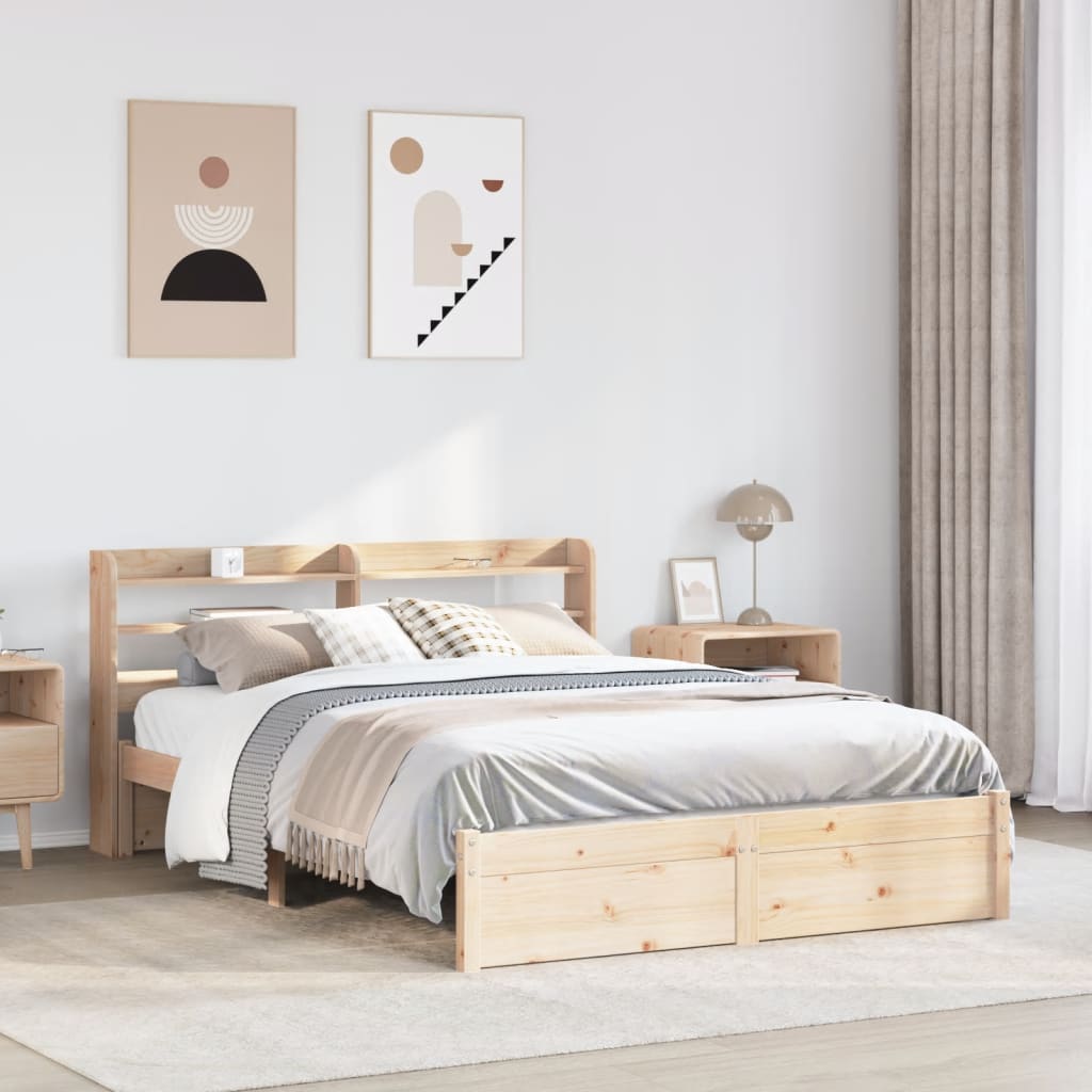 Sengeramme med hodegavl 120x190 cm heltre furu