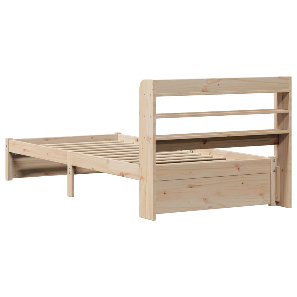 Sengeramme med hodegavl 100x200 cm heltre furu