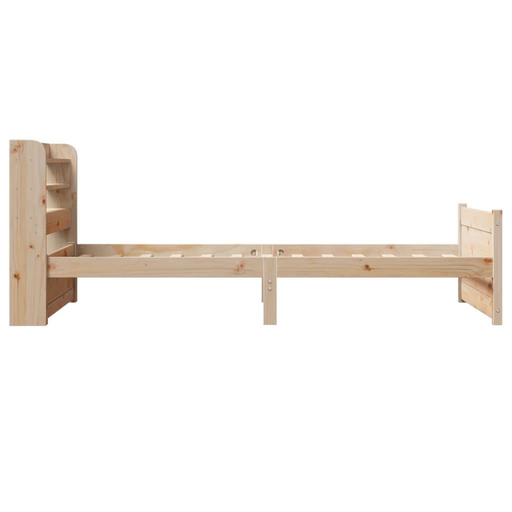 Sengeramme med hodegavl 75x190 cm heltre furu