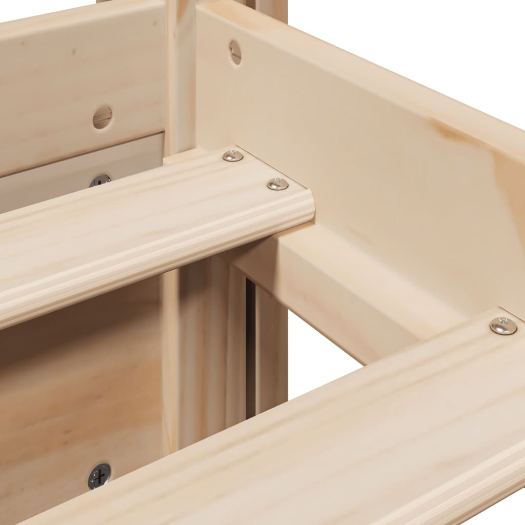 Sengeramme med hodegavl 75x190 cm heltre furu