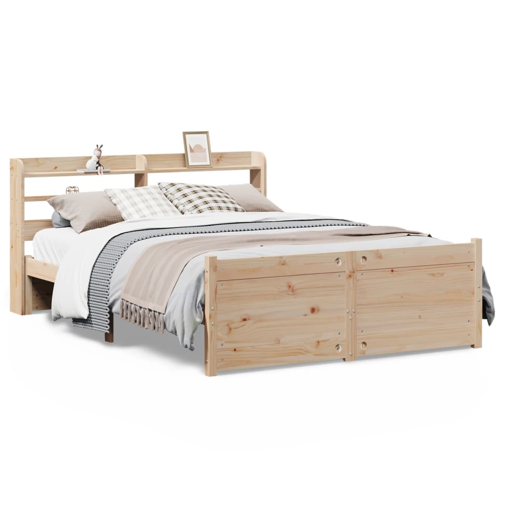 Sengeramme med hodegavl 120x200 cm heltre furu