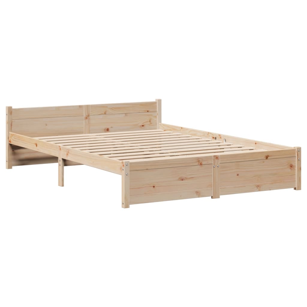 Sengeramme med hodegavl 120x200 cm heltre furu