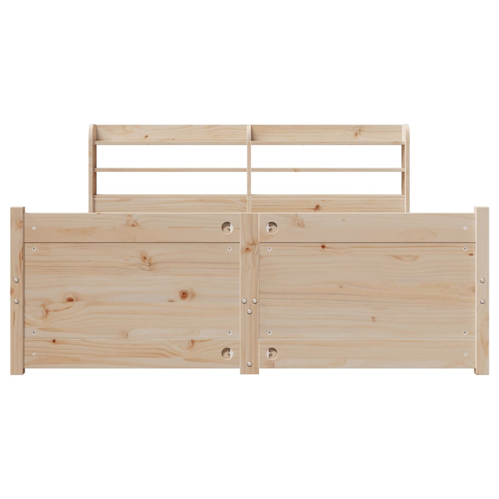 Sengeramme med hodegavl 120x200 cm heltre furu