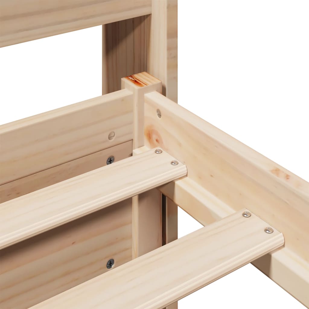 Sengeramme med hodegavl 180x200 cm heltre furu