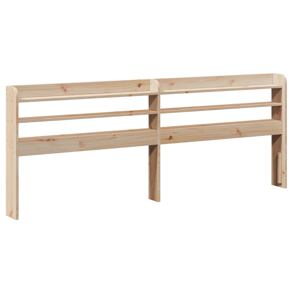 Sengeramme med hodegavl 200x200 cm heltre furu