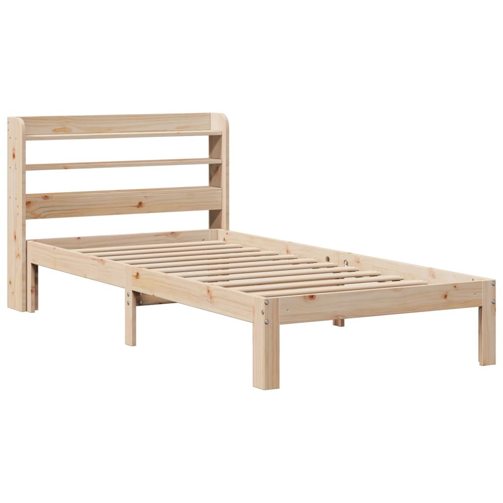 Sengeramme med hodegavl 75x190 cm heltre furu