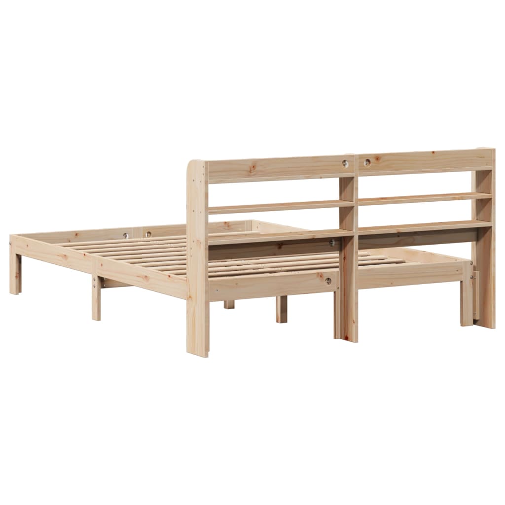 Sengeramme med hodegavl 120x190 cm heltre furu
