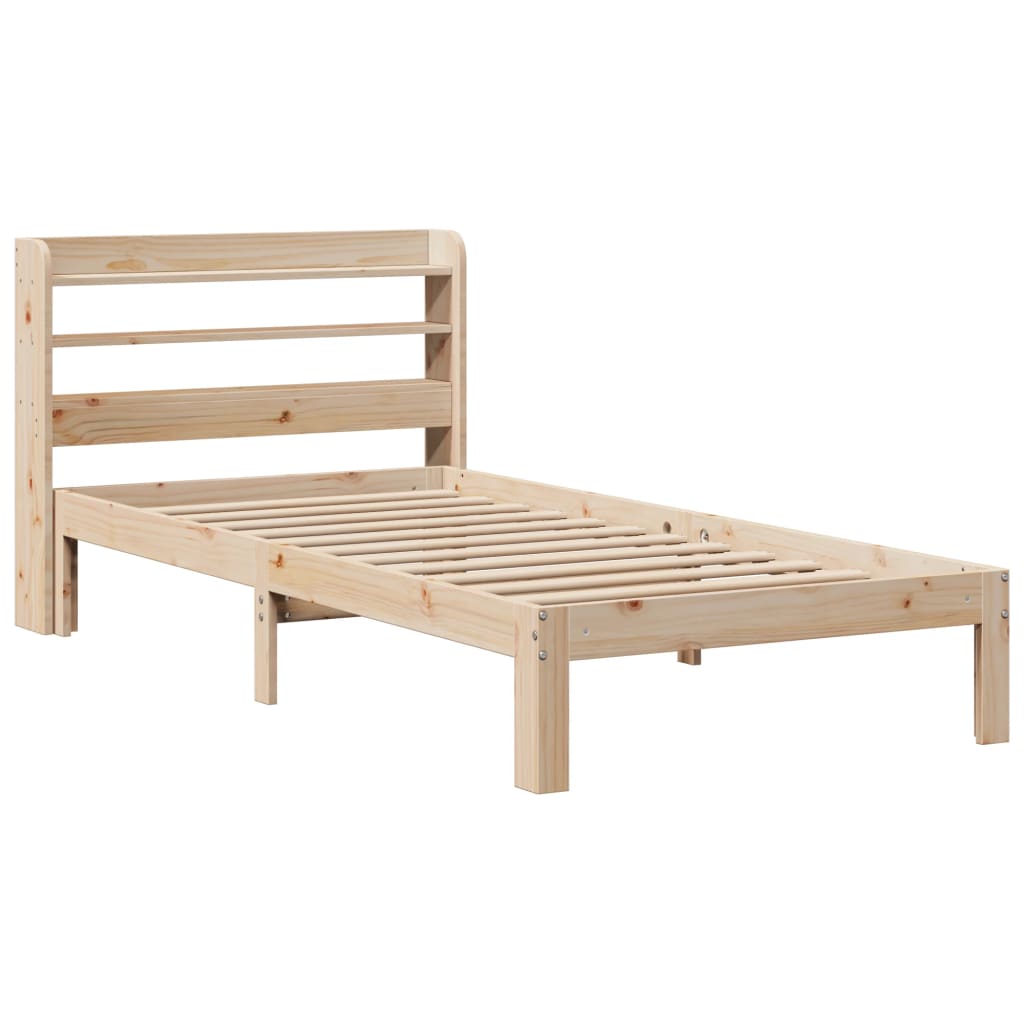 Sengeramme med hodegavl 90x200 cm heltre furu