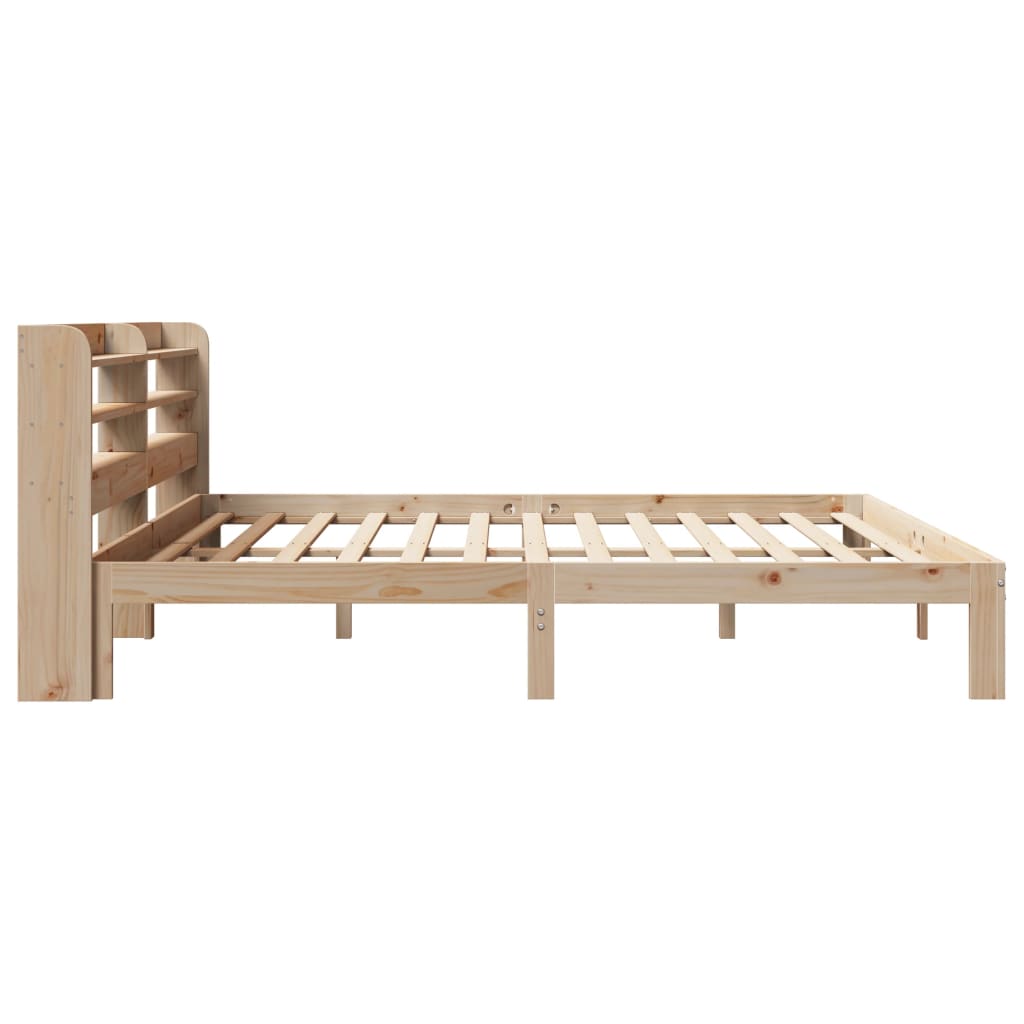 Sengeramme med hodegavl 200x200 cm heltre furu