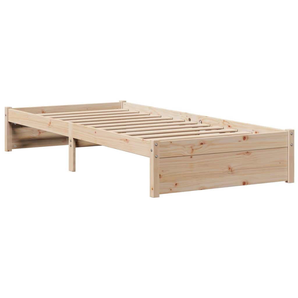 Sengeramme med hodegavl 75x190 cm heltre furu