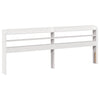 Sengeramme med hodegavl hvit 180x200 cm heltre furu