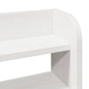 Sengeramme med hodegavl hvit 180x200 cm heltre furu