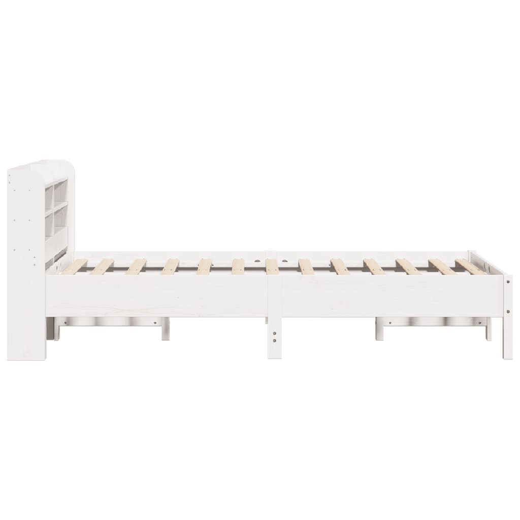 Sengeramme uten madrass hvit 120x190 cm heltre furu