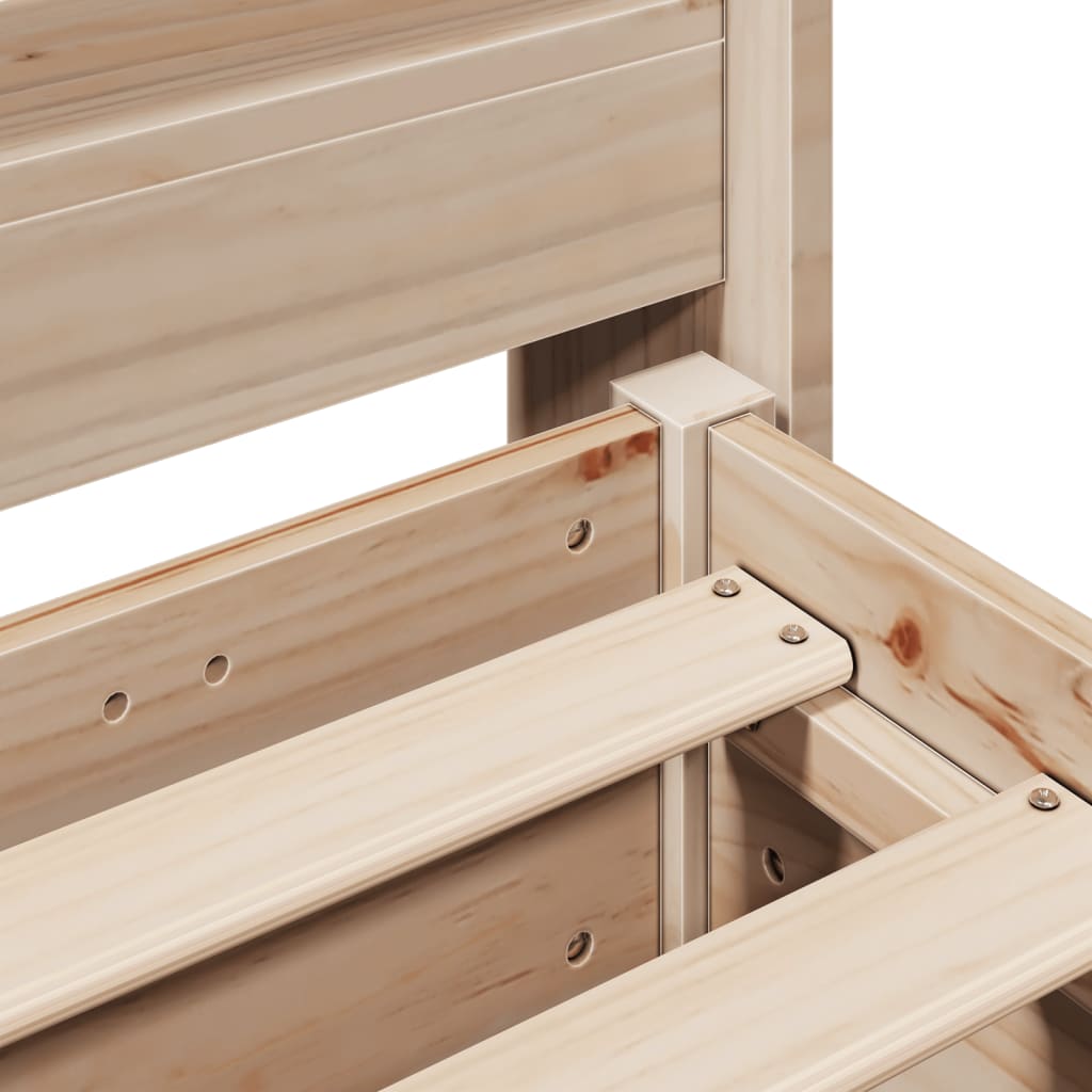 Sengeramme uten madrass 75x190 cm heltre furu