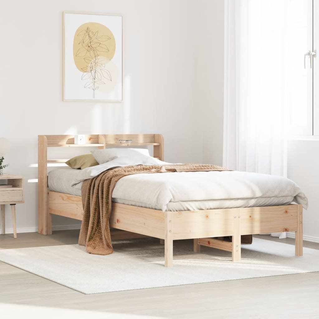 Sengeramme uten madrass 75x190 cm heltre furu