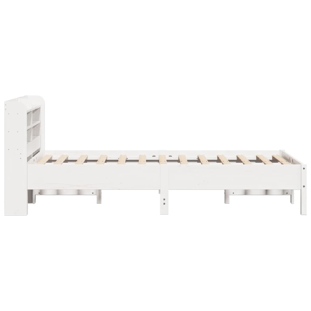 Sengeramme uten madrass hvit 75x190 cm heltre furu