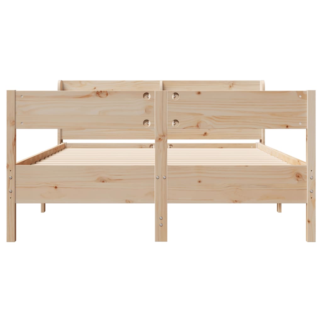 Sengeramme uten madrass 150x200 cm heltre furu