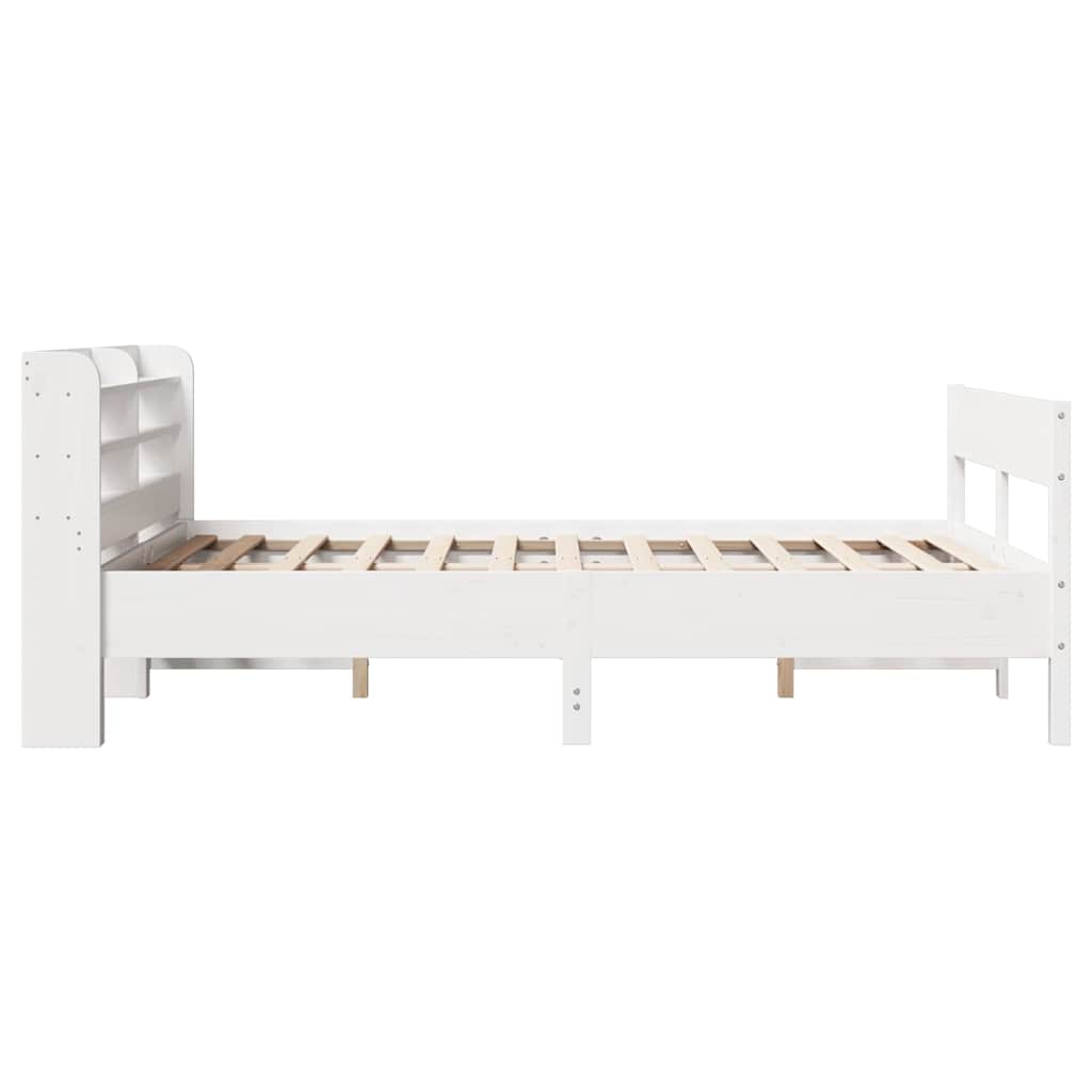Sengeramme uten madrass hvit 120x190 cm heltre furu