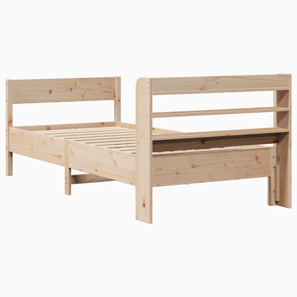 Sengeramme uten madrass 75x190 cm heltre furu