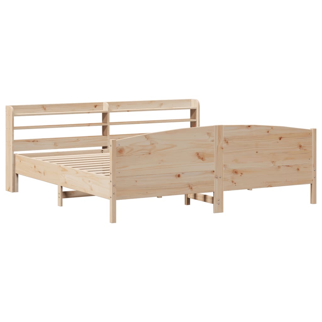 Sengeramme uten madrass 180x200 cm heltre furu