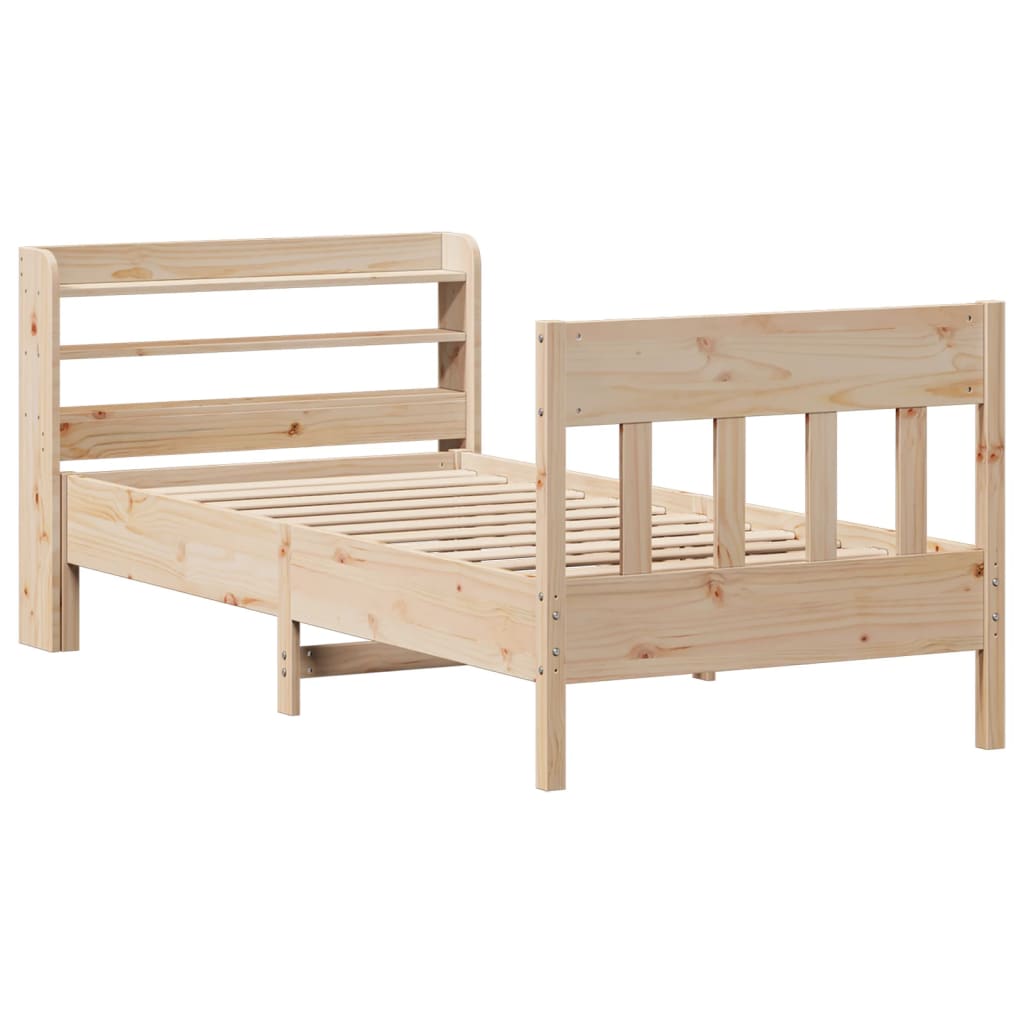 Sengeramme uten madrass 75x190 cm heltre furu