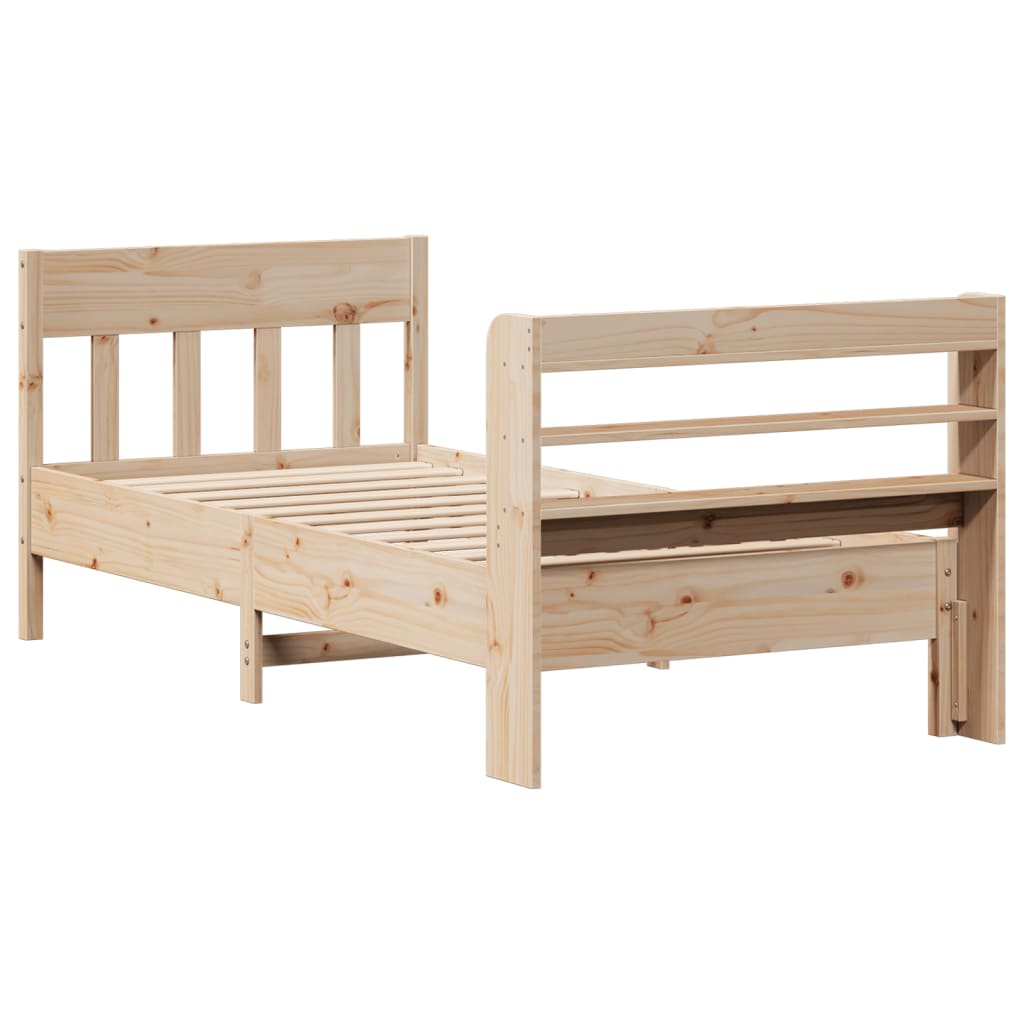 Sengeramme uten madrass 75x190 cm heltre furu