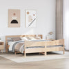 Sengeramme med hodegavl 200x200 cm heltre furu