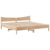 Sengeramme med hodegavl 200x200 cm heltre furu