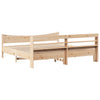 Sengeramme med hodegavl 200x200 cm heltre furu