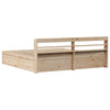 Sengeramme med hodegavl 200x200 cm heltre furu