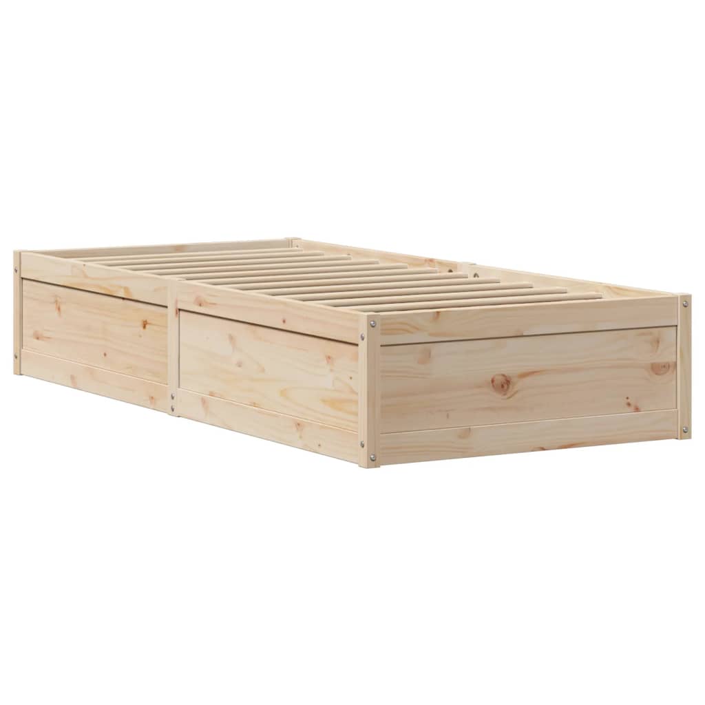Sengeramme med hodegavl 100x200 cm heltre furu