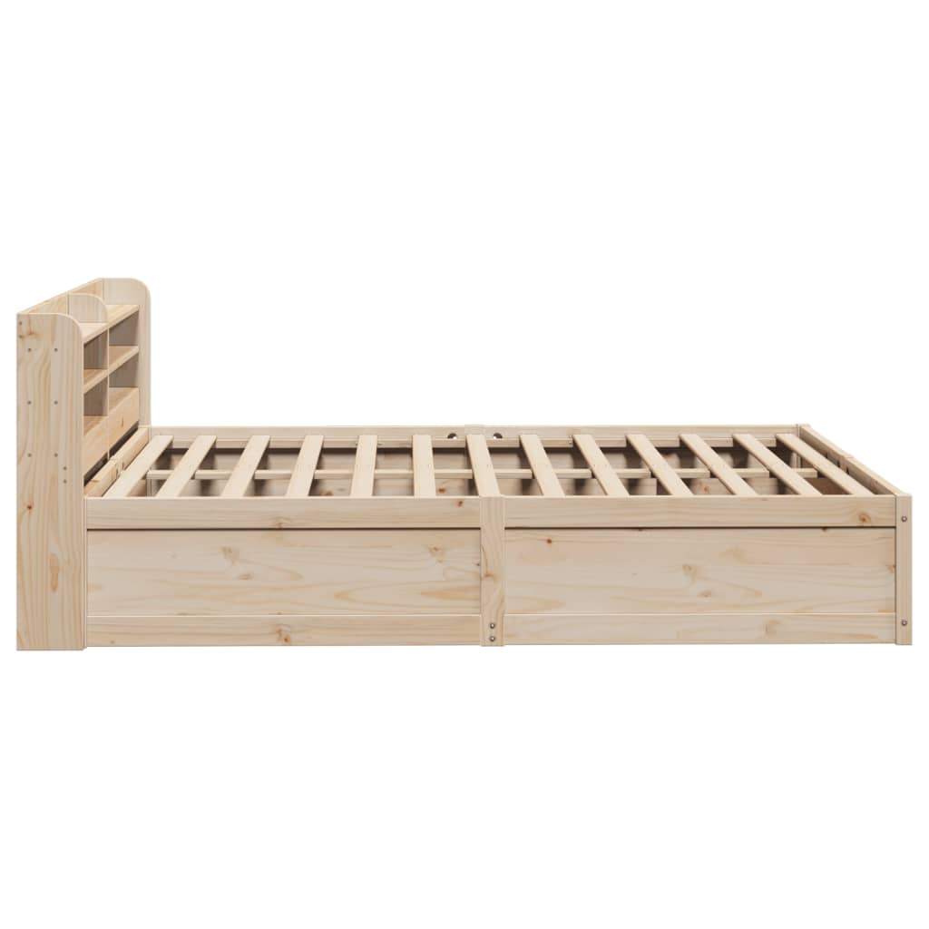 Sengeramme med hodegavl 135x190 cm heltre furu
