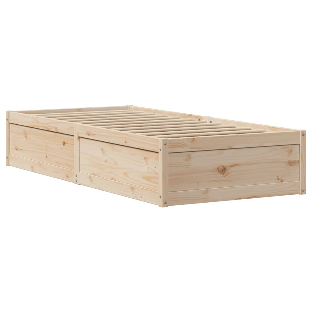 Sengeramme med hodegavl 75x190 cm heltre furu