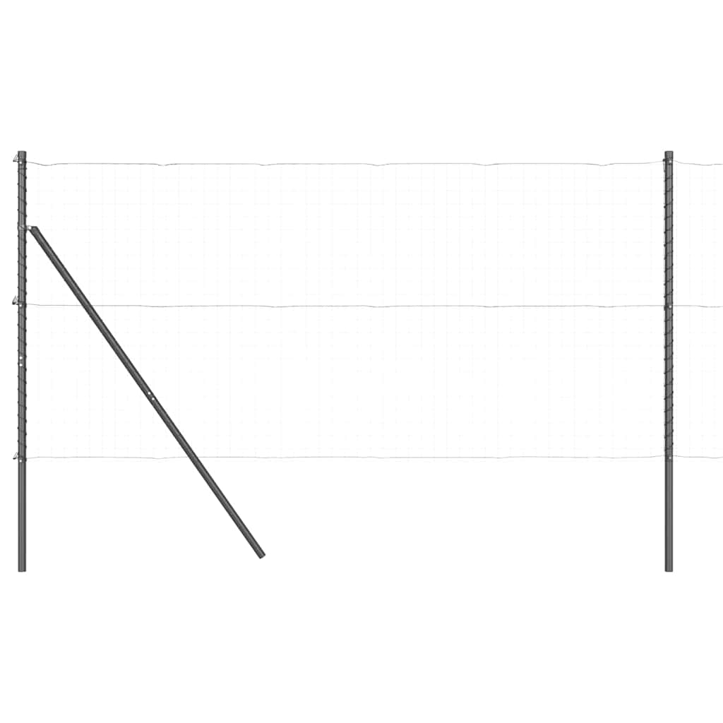 Gjerdepåle Annet 52 pcs Grå 3,2 x 3,2 x 170 cm Stål