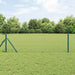 Gjerdepåle grønn 10 x 0,6 m (60 x 60 mm maske) Stål og PVC vidaXL