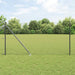 Kjedefence med topper 25 x 1,2 m PVC-belagt stål Grå Mesh