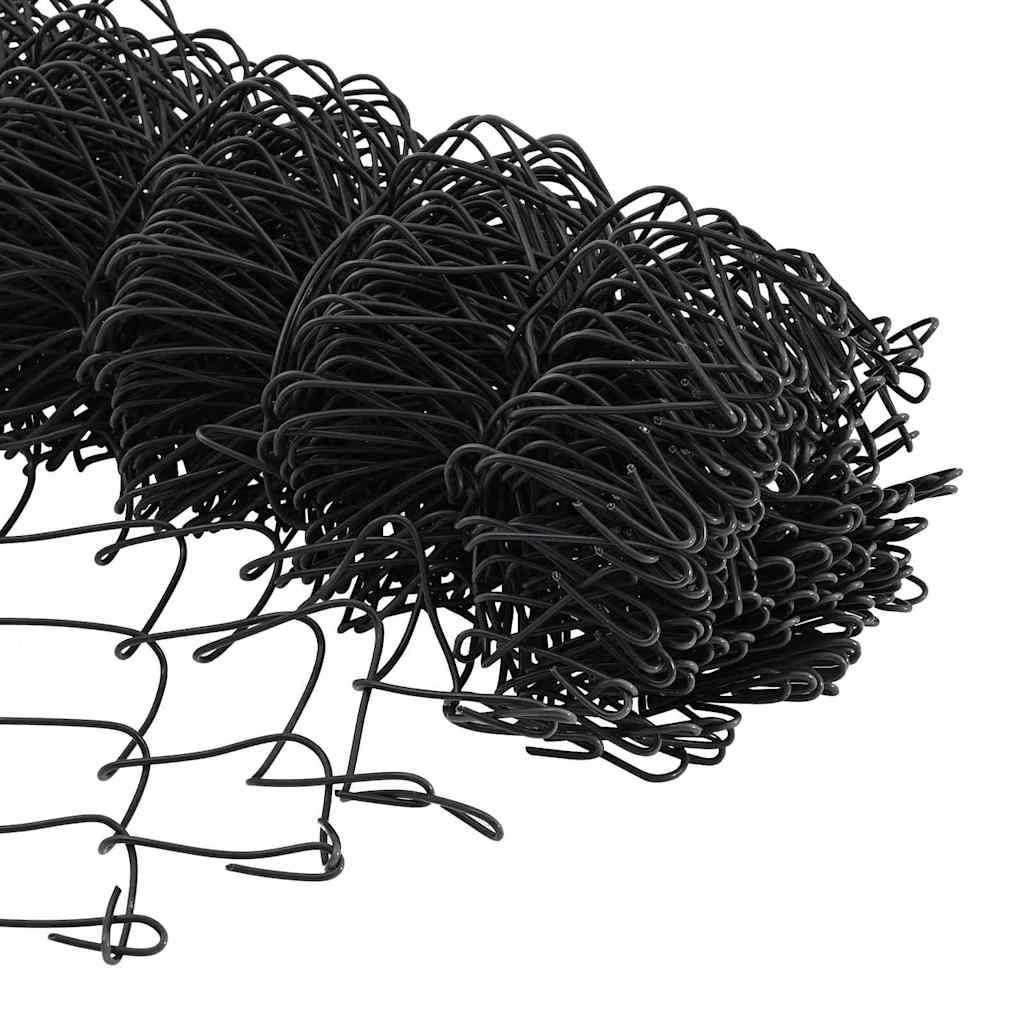 Gjerdepåle Grå 25 x 1,4 m (60 x 60 mm mesh) Stål og PVC