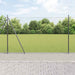 Gjerdepåle Grå 10 x 1,6 m (60 x 60 mm nett) Stål og PVC