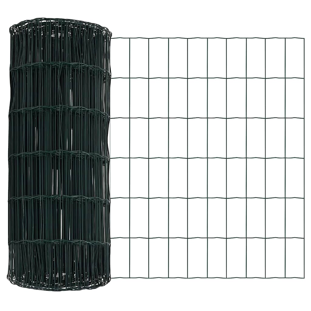 Euro Zaun Festemo 10 x 0,8 m PVC-belagt stål Grønn Mesh