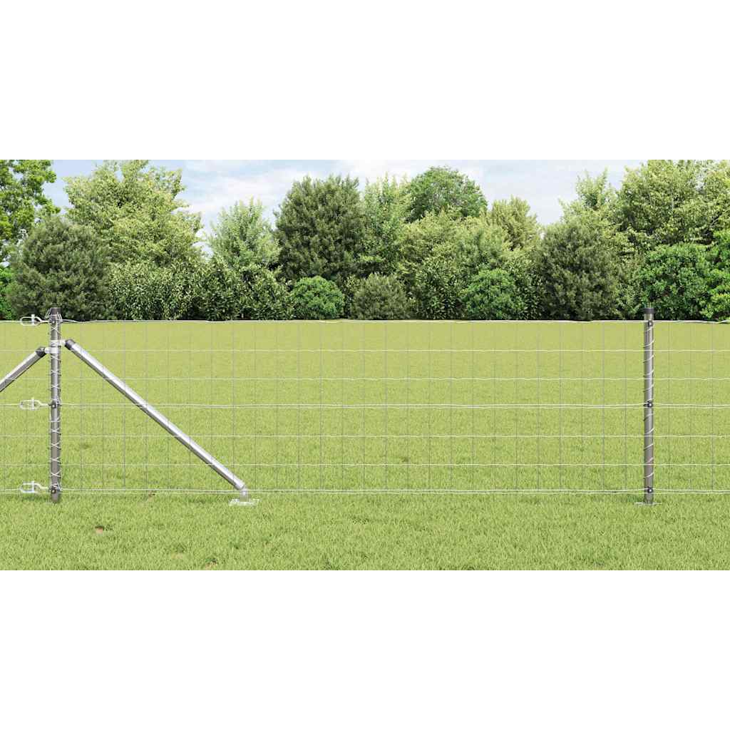 Gjerde med innlegg. sølv 0.4 x 10 m Stål