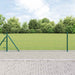 Gjerde med stolpe grønn 0,6 x 25 m Stål og PVC