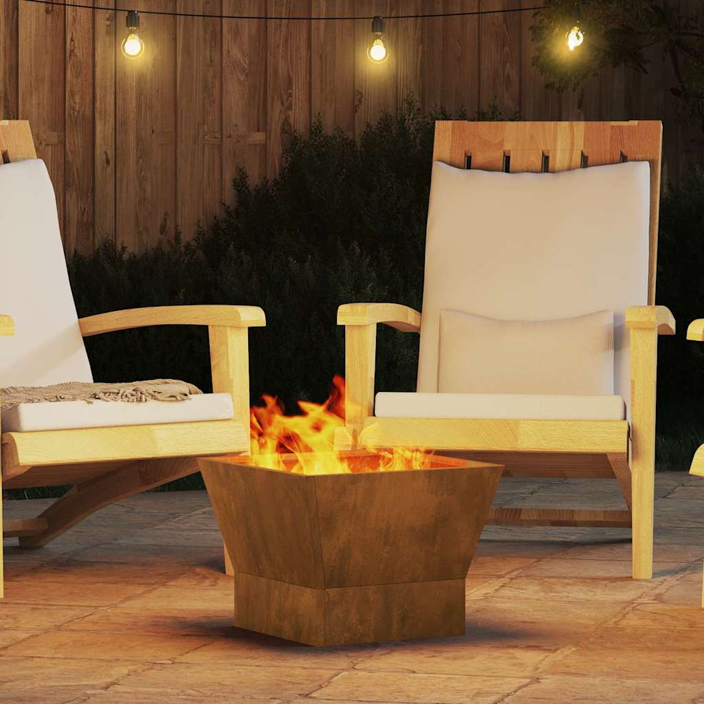 Bålplass Brun 40 x 40 x 35 cm Stål