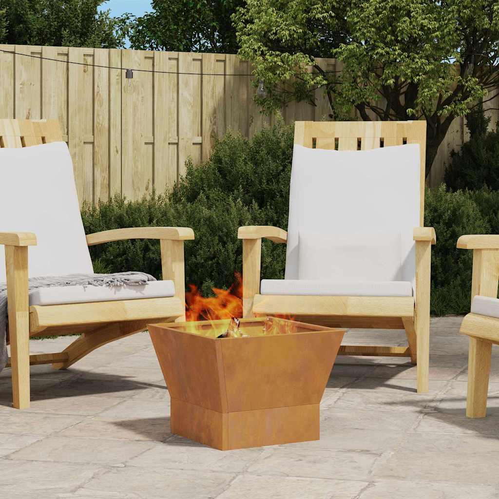 Bålplass Brun 40 x 40 x 35 cm Stål